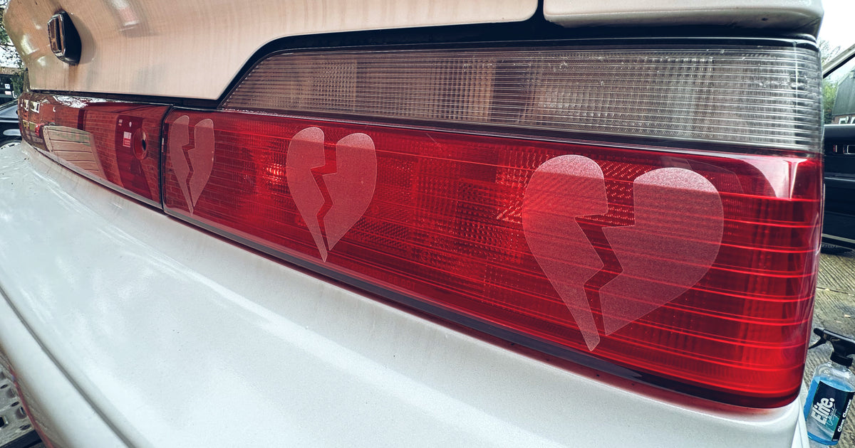 Tail Light Etching Vinlys Strictly Static