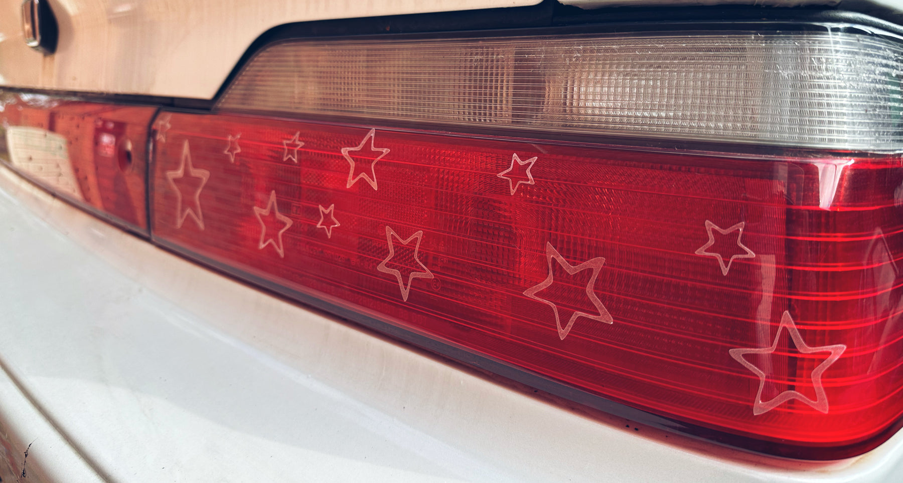 Tail Light Etching Vinlys Strictly Static