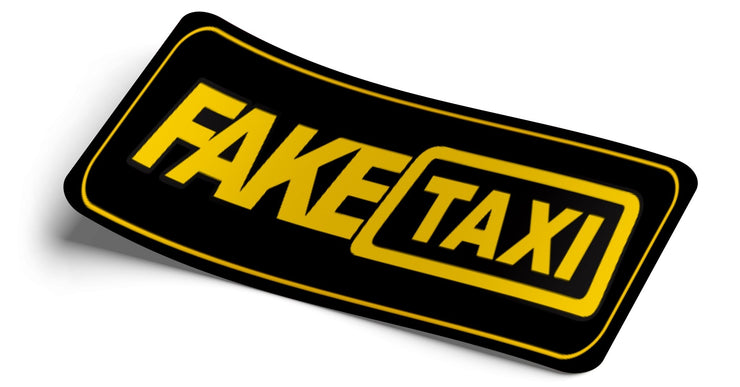 Fake Taxi "black" Decal - Strictly Static