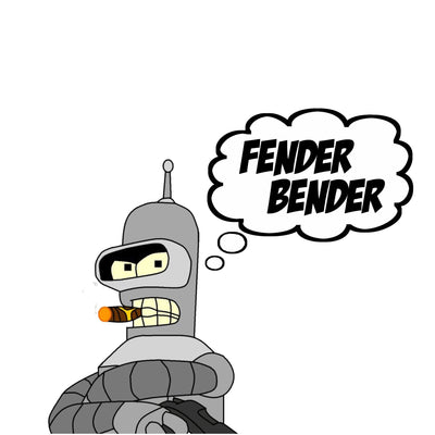 Fender Bender Decal - Strictly Static