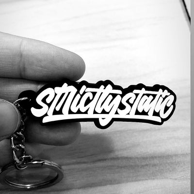 PVC strictlystatic key ring - Strictly Static