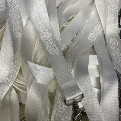 Strictly Static Woven Lanyard White - Strictly Static