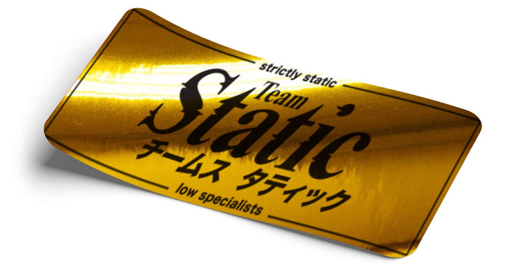 Team Static Gold Chrome - Strictly Static